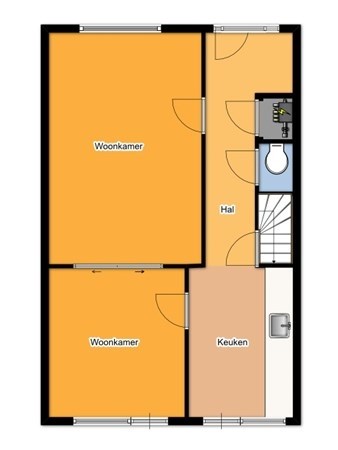 Floorplan - Bobinedonk 16, 6218 HE Maastricht